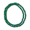 Faceted Rondelle Opaque AB Green 4x3mm Beads 105pcs 38cm 180677