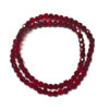 Faceted Round Dark Red 4mm Beads 180545