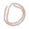 Faceted Round Transparent Pink 4mm Beads 180547