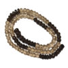 Faceted Smoky Quartz 3x2mm Rondelle Beads