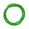 Faceted Trans Round Light Green 4mm 180554