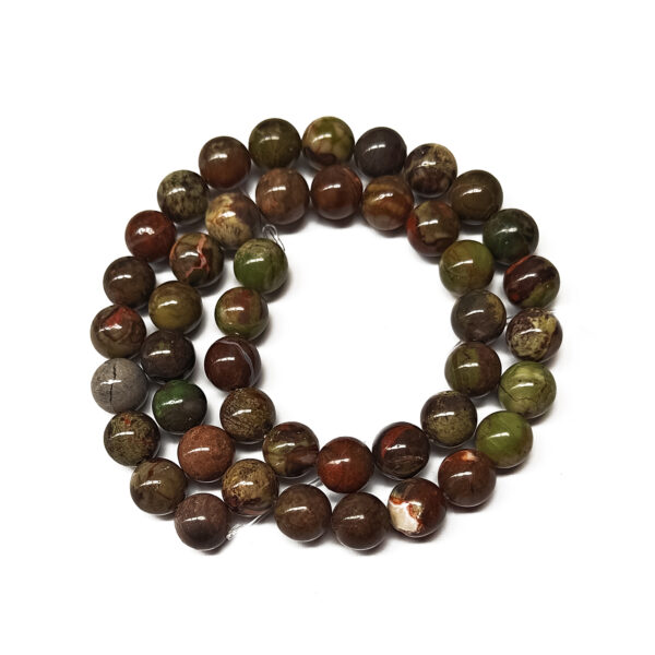 Flower Agate 8mm Beads 240821 Flower Agate 8mm Beads