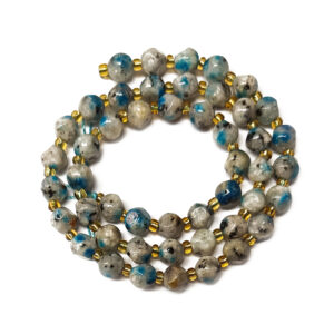 K2 Jasper 6mm Dice Cut Beads