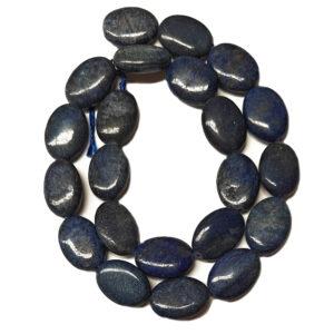 Lapis Lazuli Flat Oval 18x13x6mm Beads