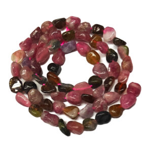 Mixed Tourmaline Nugget Beads
