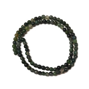 Moss Agate 4mm Beads