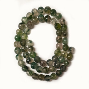 Moss Agate 6mm Beads