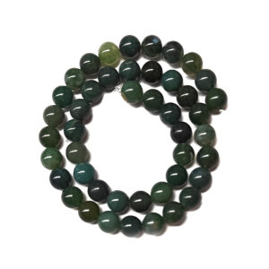 Moss Agate 8mm Beads