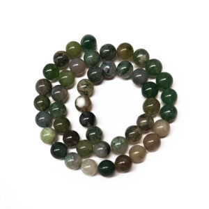 Moss Agate B-Grade 8mm Beads