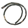 Moss Agate Column 13-14mm Beads