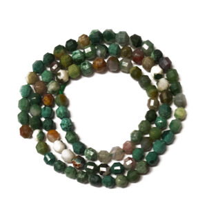 Ocean Jasper Prism Cut 4x4.5mm Beads