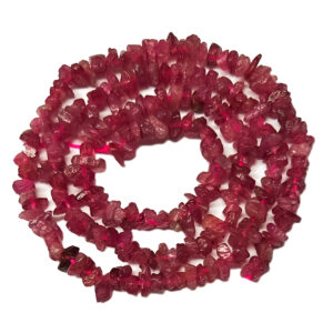 Pink Tourmaline Chip Beads