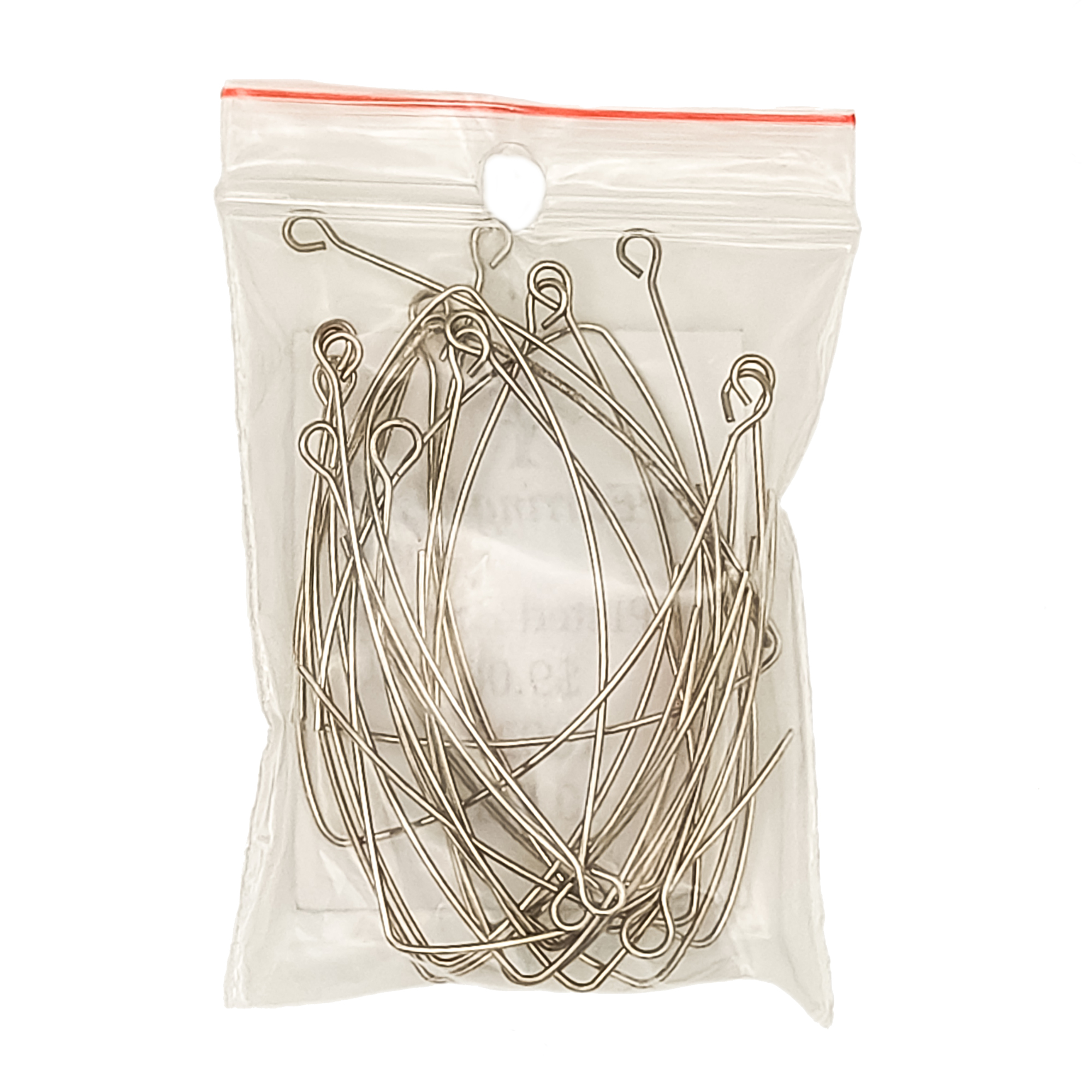 Platinum Colored Brass Earring Hooks 180236 2