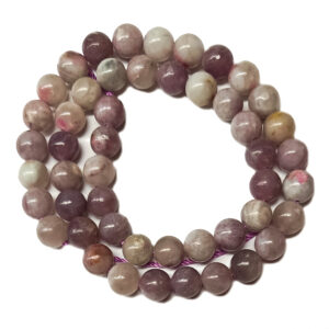 Plum Blossom Tourmaline 8mm Beads