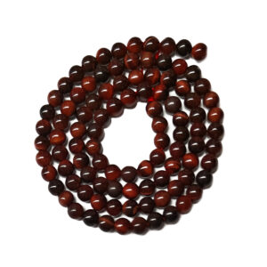 Red Tigers Eye 4mm Beads