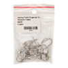 Rhodium Plated Fingernail Earring Posts 10 Pack 180263 2