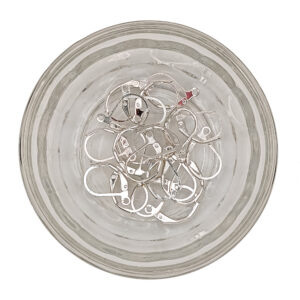 Silver Coloured Brass Leverback Earring Hooks 10 Pair