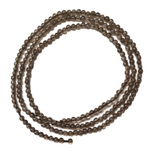 Smoky Quartz 2mm Beads