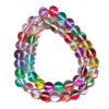 Synthetic Moonstone Colourful 8mm Beads 241908