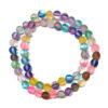 Synthetic Moonstone Frosted Colourful 6mm Beads 241905