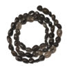 Tourminalated Quartz Nugget Beads 240430 Tourminalated Quartz Nugget Beads