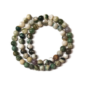 Tree Agate 6mm Beads