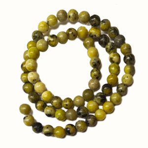 Yellow Turquoise 6mm Beads