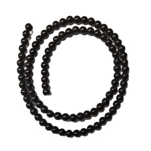 Black Onyx 4mm Beads