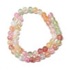 Crackle Glass AB Plated 8mm Beads 180299
