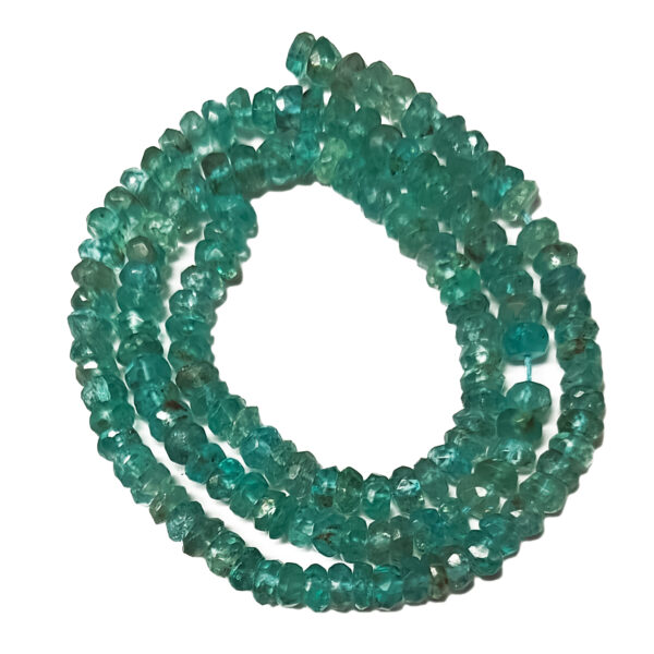 Faceted Apatite 3x2mm Beads
