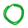 Faceted Round Olive Drab 4mm Glass Beads 88pcs, 32cm 180883