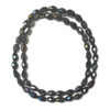 Faceted Tear Drop AB Black 12x8mm Beads 180530