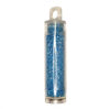 Lined Sky Blue AB Delica Seed Bead Size 11 184057 (01)