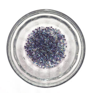 Lined Light Violet AB Delica Seed Beads Size 11