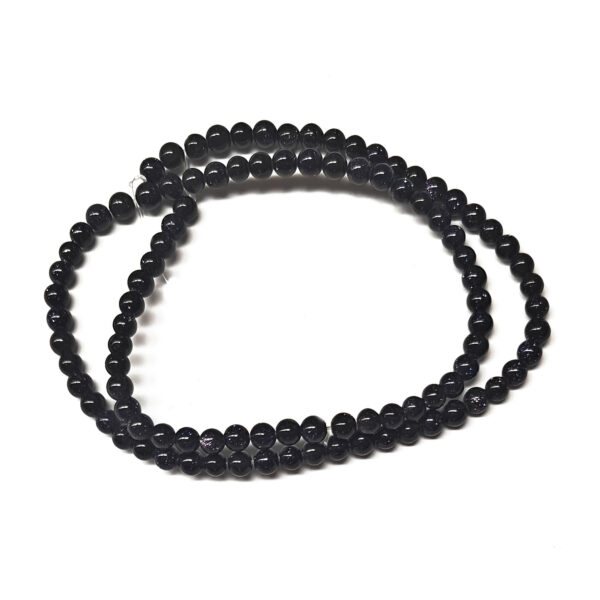 Blue Goldstone 4mm Beads 241986