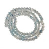 Faceted Aquamarine 4mm Beads 241971