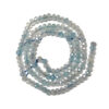 Faceted Aquamarine A Grade Beads Rondelle 4x3mm 241977 Faceted Aquamarine A Grade Beads Rondelle 4x3mm 241977