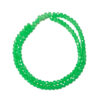 Faceted Rondelle Glass Beads Medium Sea Green 4x3mm 38cm 180876