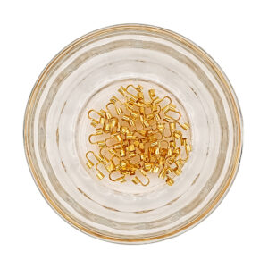 Wire Guardians Golden 5x6x2mm Hole 1.5mm About 50pcs