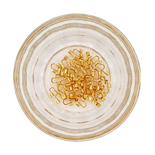 Wire Guardians Golden 5x6x2mm Hole 1.5mm About 50pcs 180887