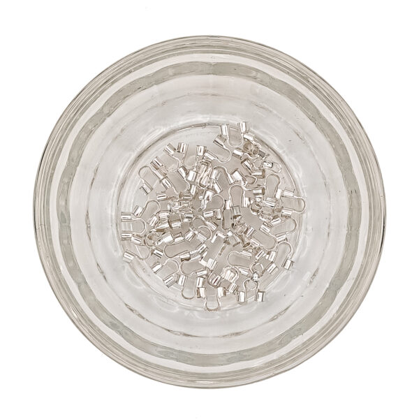Wire Guardians Silver 5x6x2mm Hole 1.5mm About 50pcs 180886