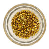 Heart Beads 3.5x4x3mm 50 gram Pack Golden Color Plated Metal Cadmium Free & Nickel Free & Lead Free 180874