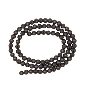 Black Tourmaline 4mm Beads