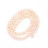 Cultured Freshwater Pearls Pototo Peach Puff 5.5-6mm Hole .6mm 242054