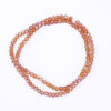 Faceted Rondelle Goldenrod Electroplate 4x3mm Hole .4mm 16 Inches 180894