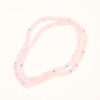 Faceted Rondelle Pink 4x3mm hole .8mm 13 Inches 180891
