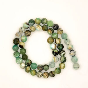 Green Line Jasper 8mm Beads