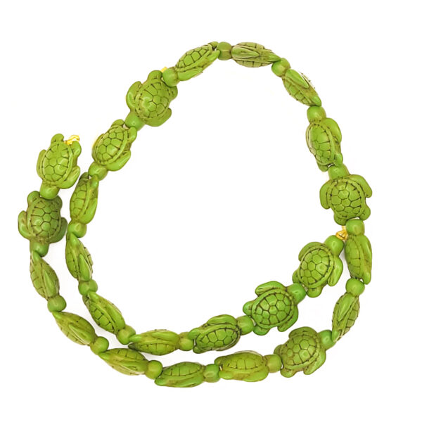 Synthetic Lime Green Sea Turtle Beads 242051