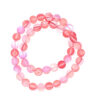 Synthetic Moonstone Red 8mm Bead hole 1mm 242049