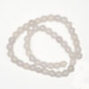 White Agate 8mm Beads Hole size .7mm About 48 Beads 38cm 242044